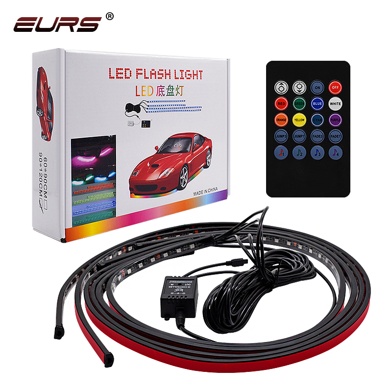 Under  4in1 RGB Neon LED Car U - Rgb Underglow Strip recension och pris