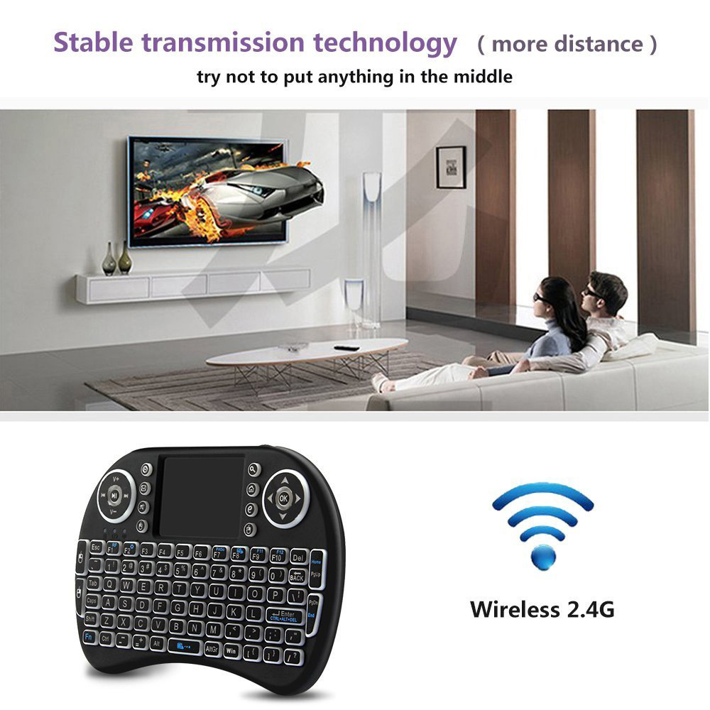 Backlit Mini Wireless Keyboard - Gaming Keyboard And Mouse Combo recension och pris
