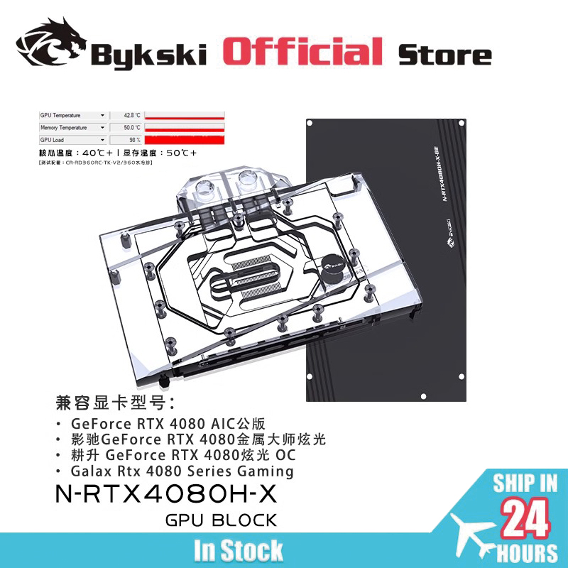 Bykski GPU Block Use for NVIDI - Nvidia Vga Rtx 4080 recension och pris