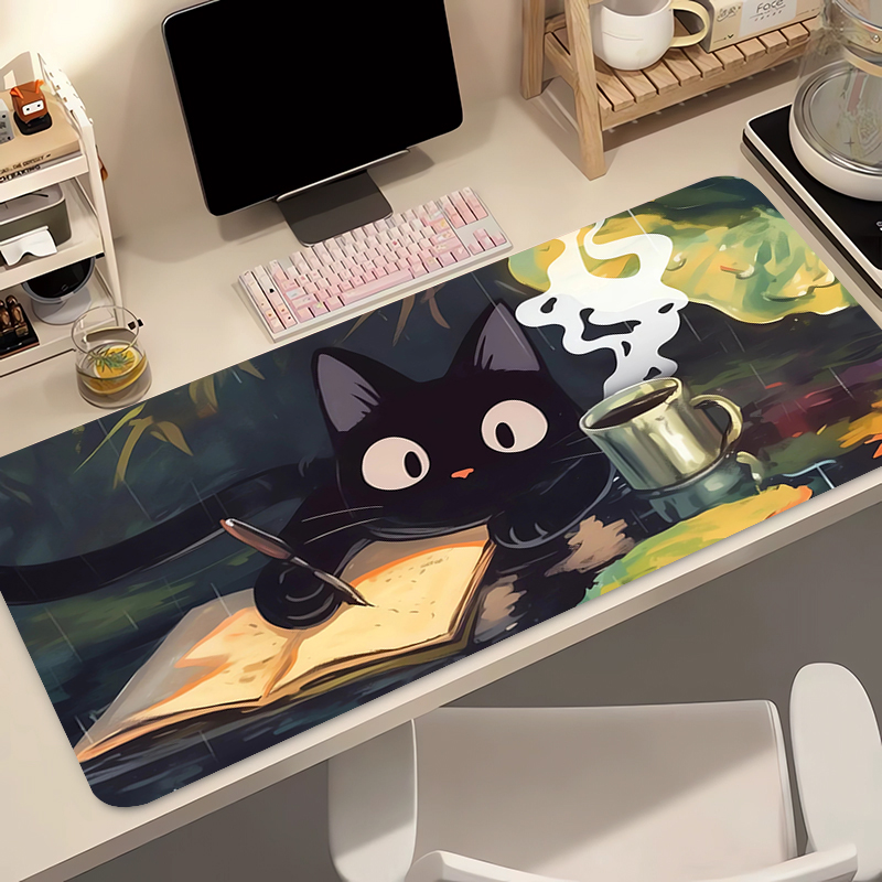 Kawaii Black Cat Silicone Soft - Keyboard Gaming Black recension och pris