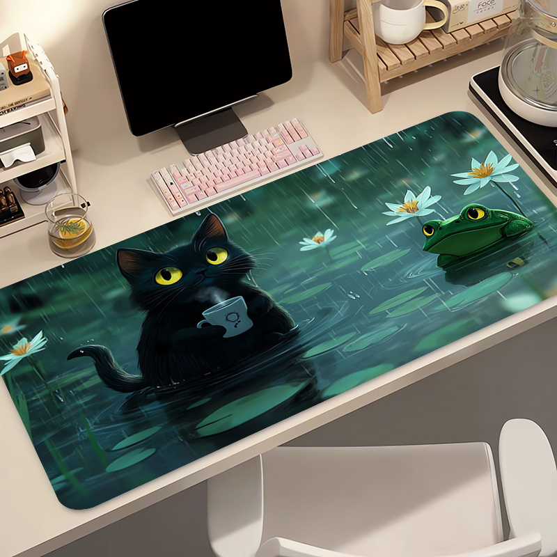 Kawaii Black Cat Silicone Soft - Keyboard Gaming Black recension och pris