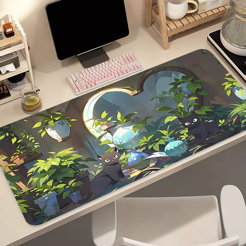 Kawaii Black Cat Silicone Soft - Keyboard Gaming Black recension och pris