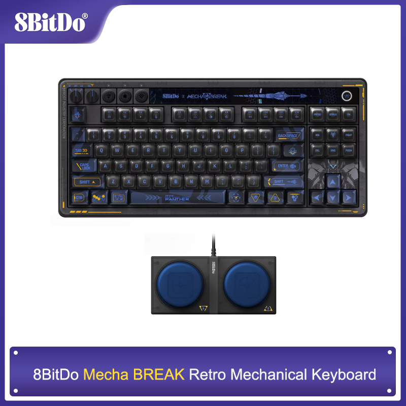 8BitDo Retro 87 Mechanical Key - Gaming Keyboard Bluetooth recension och pris