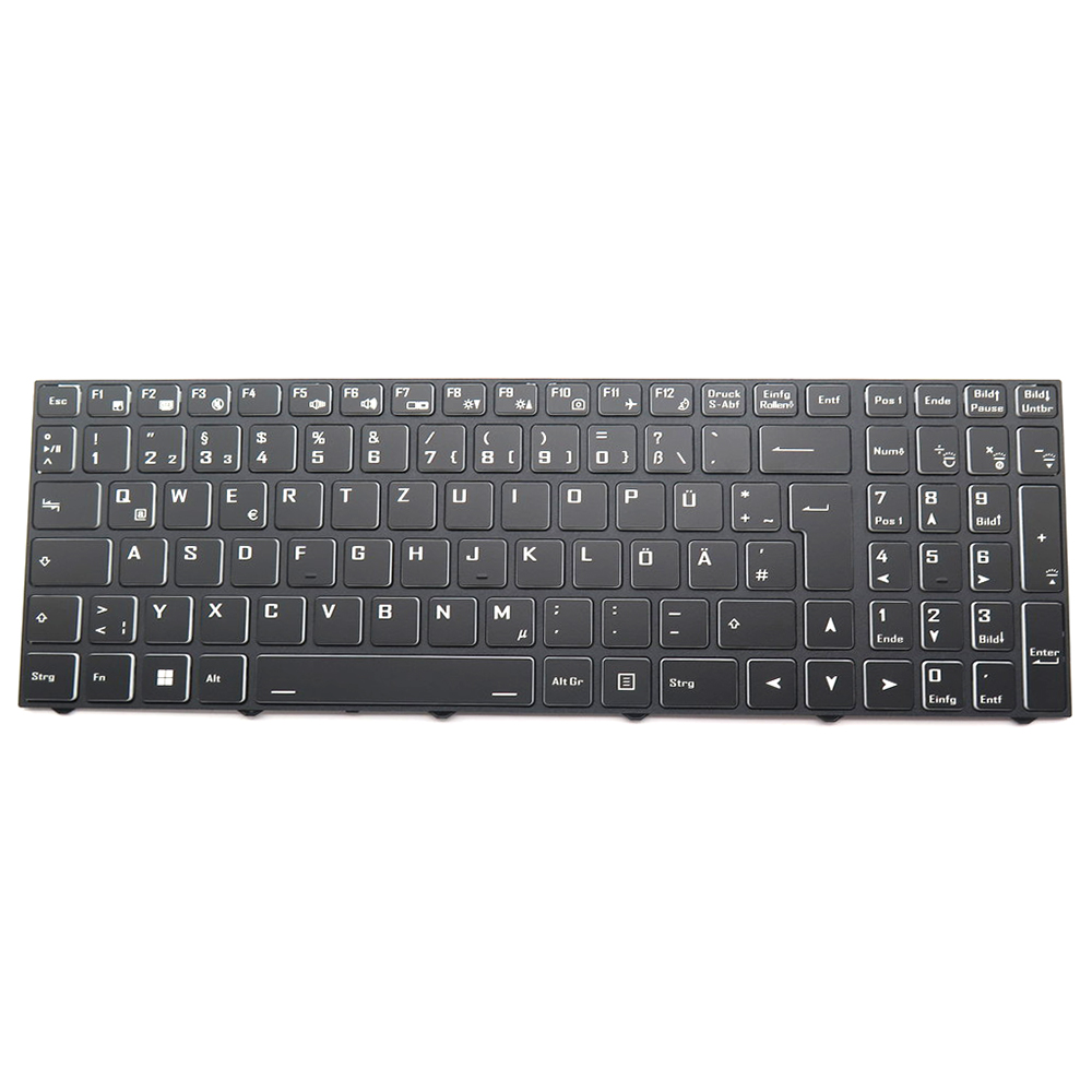 German GR Laptop Keyboard For  - Keyboard Gaming Black recension och pris