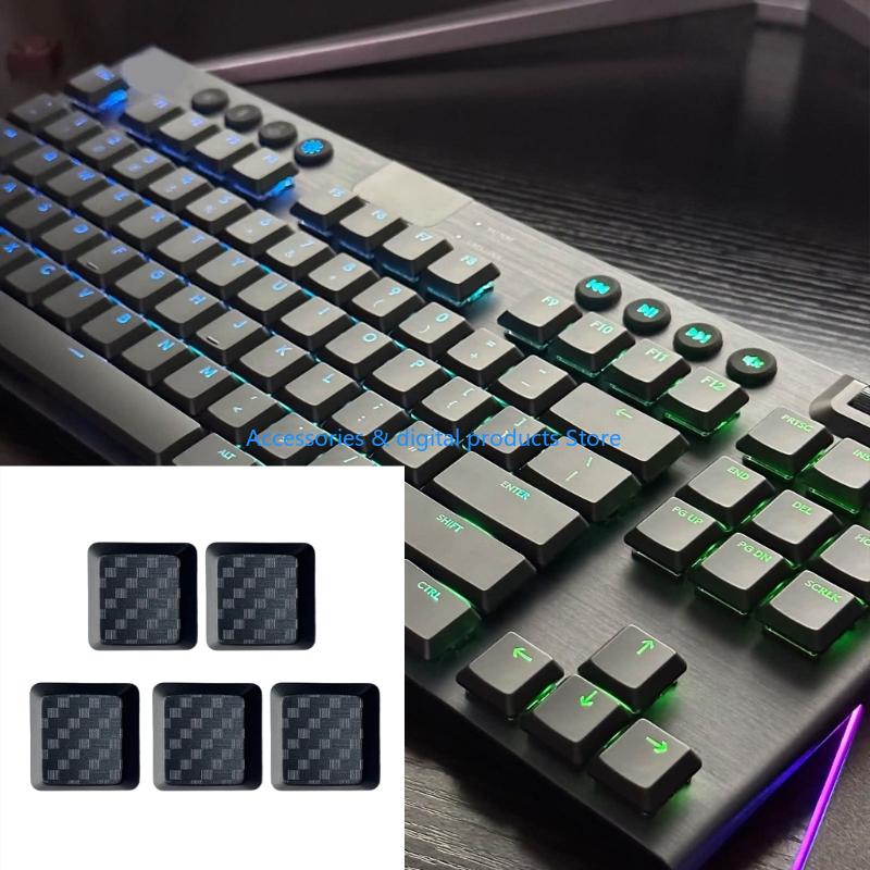 77JD 5Pcs Gaming Carbon Fiber  - Gaming Keyboard Tkl recension och pris