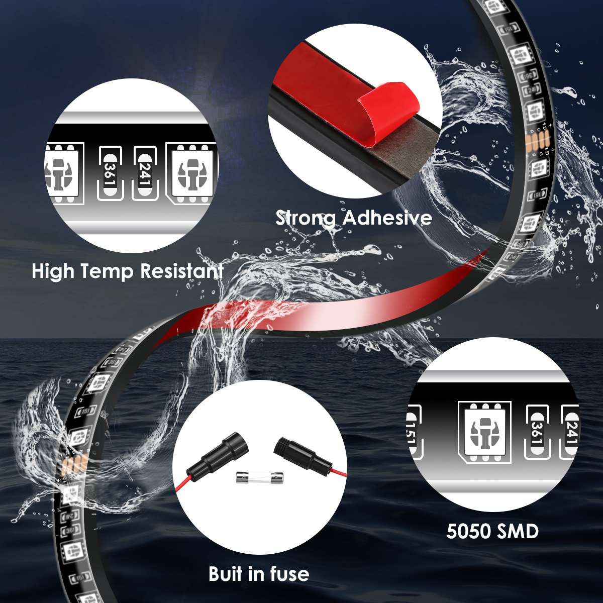 Wireless LED Car Flexible Unde - Rgb Underglow Strip recension och pris