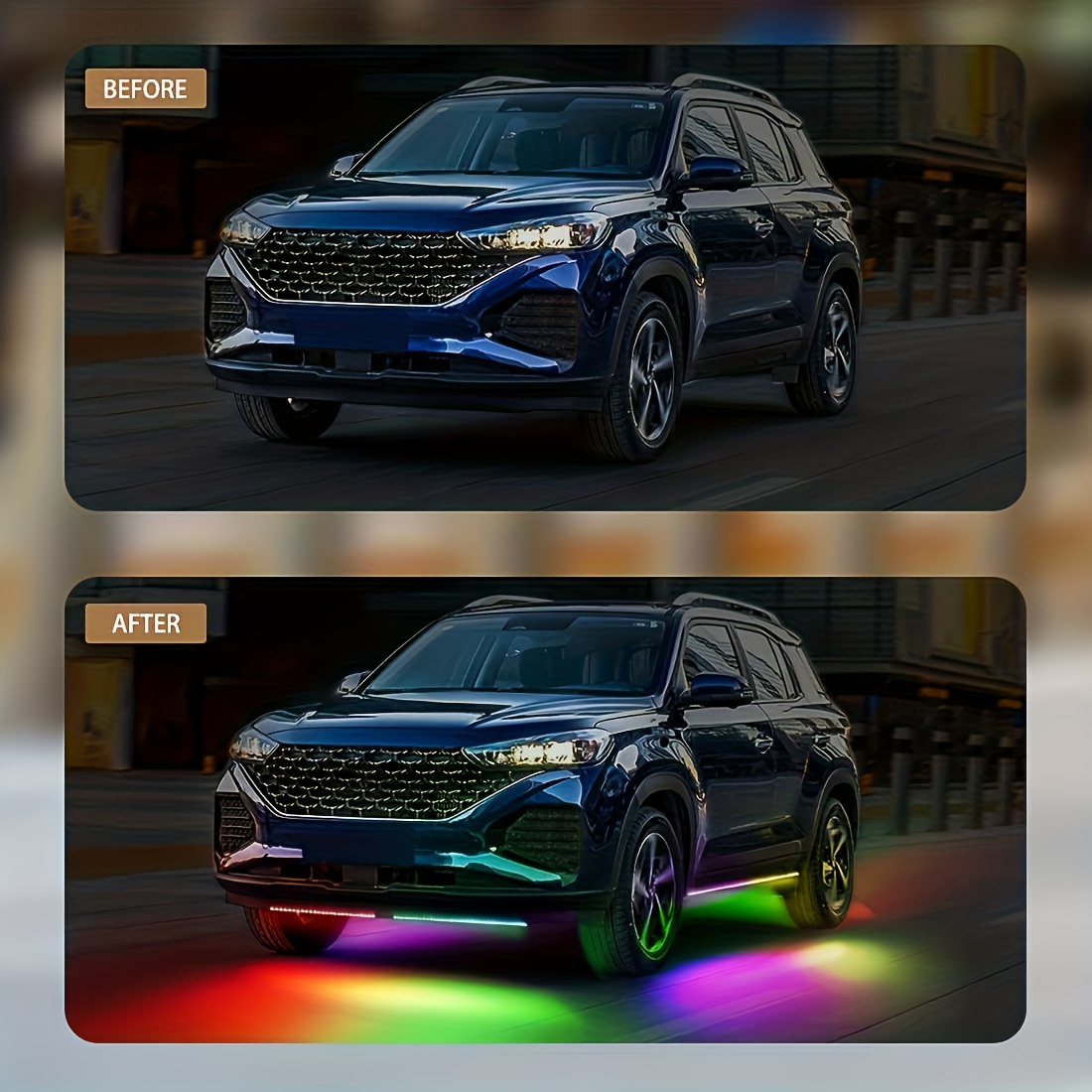 RGB Flexible Car Underglow Lig - Rgb Underglow Strip recension och pris