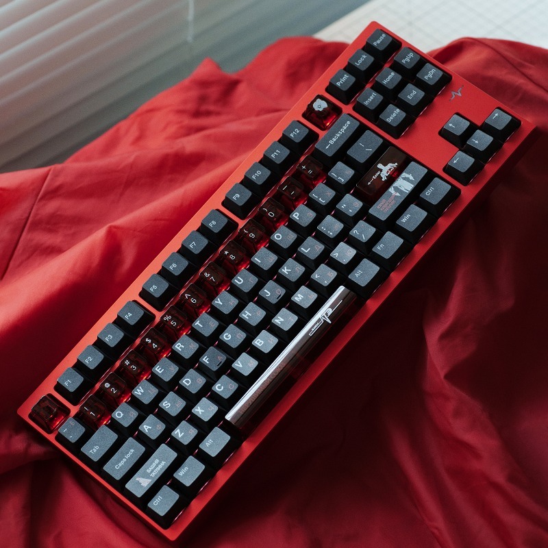 Soviet Black Theme Keycaps Set - Keyboard Gaming Black recension och pris