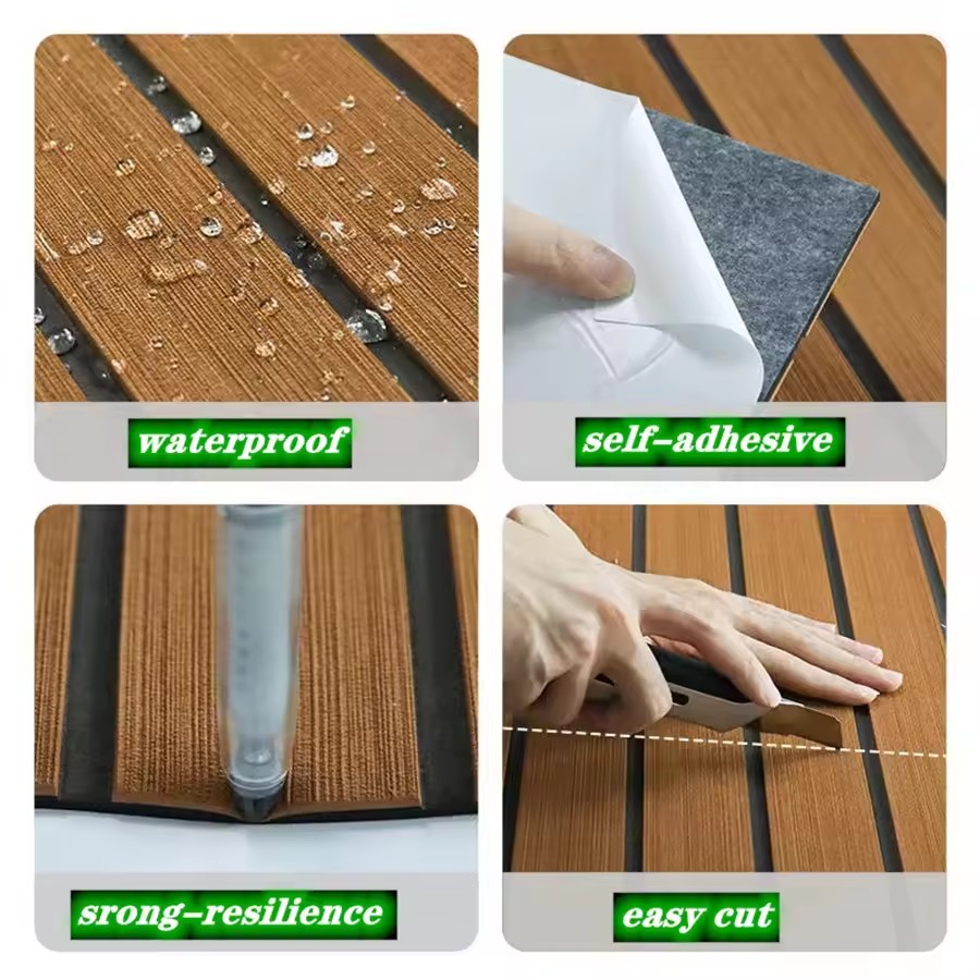 Faux Teak EVA Foam Boat Floori - Pe Foam Sheet recension och pris