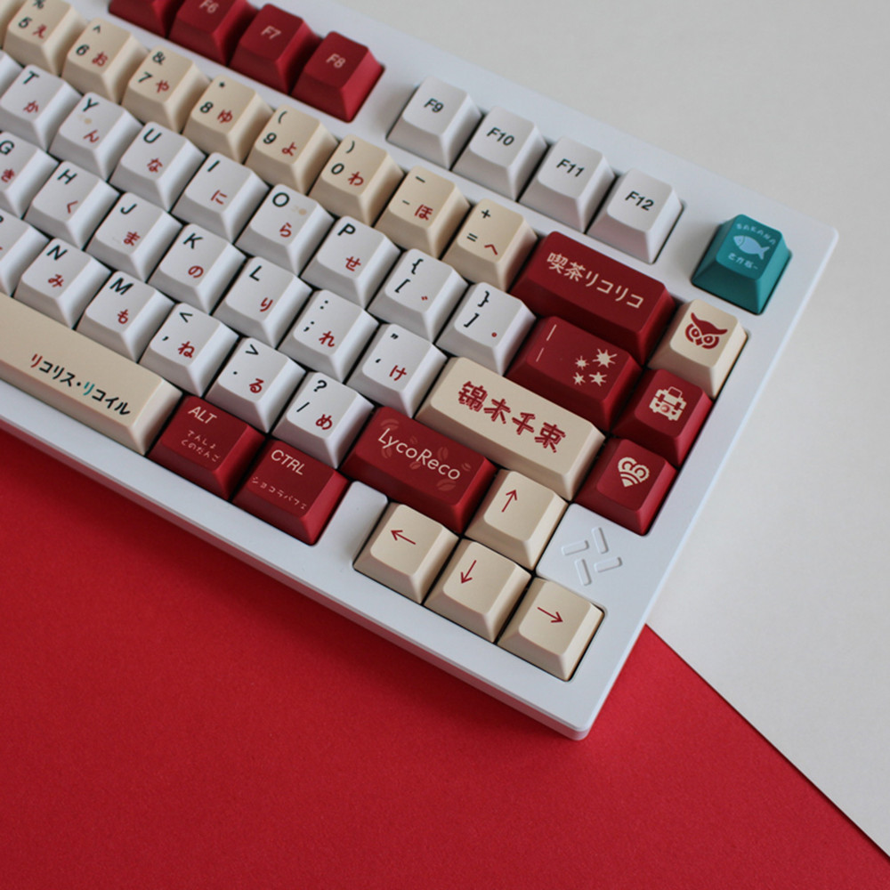 Lycoris Recoil Anime PBT Keyca - Gaming Keyboard Bluetooth recension och pris