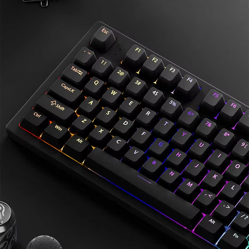 130+ Keys Black Custom Double  - Keyboard Gaming Black recension och pris